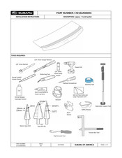 Subaru E721SAN030 Serie Instructions D'installation