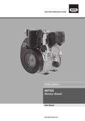 Hatz Diesel 2G40 Notice