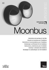 Nice Moonbus MOFOB Instructions Et Recommandations Pour L'installateur