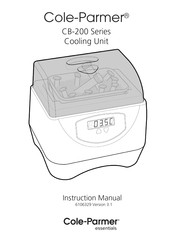 Cole-Parmer CB-200 Serie Manuel D'instructions