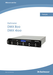 Dallmeier DMX 800 Mise En Service