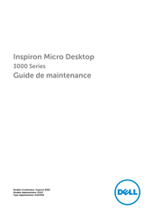 Dell Inspiron 3050 Guide De Maintenance