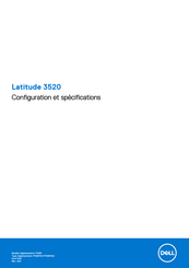 Dell Latitude 3520 Configuration Et Spécifications