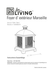 for Living A303000101 Instructions D'assemblage