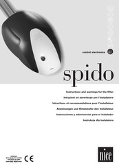 Nice Spido SP6000 Instructions Et Recommandations Pour L'installation
