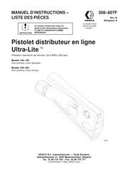 Graco Ultra-Lite 240-200 Manuel D'instructions