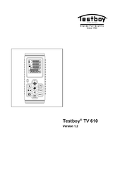 Testboy TV 610 Mode D'emploi