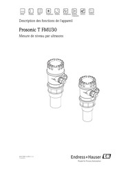 Endress+Hauser Prosonic T FMU30 Mode D'emploi