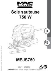 Mac allister MEJS750 Mode D'emploi