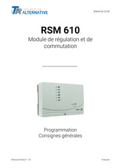 Technische Alternative RSM 610 Manuel
