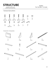 STRUCTUBE MUROL Instructions De Montage