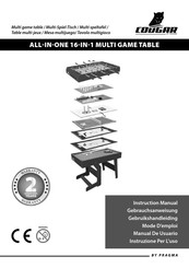 Pragma COUGAR 16-IN-1 MULTI GAME TABLE Mode D'emploi