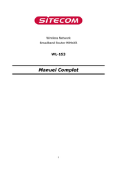 Sitecom WL-153 Manuel Complet