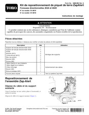 Toro ZapAlert 4045 Instructions De Montage