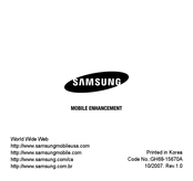 Samsung WEP300 Mode D'emploi