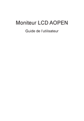 AOpen 22E0Q Guide De L'utilisateur