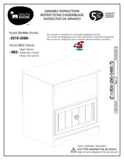 South Shore 3519-062 Instructions D'assemblage
