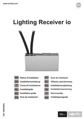 Somfy Lighting Receiver io Notice D'installation