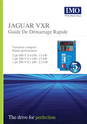 IMO JAGUAR VXR Guide De Démarrage Rapide