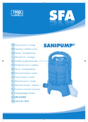 SFA SANIPUMP Notice De Service