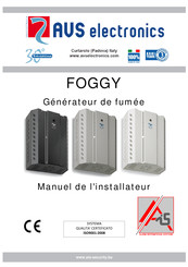 AVS Electronics FOGGY Manuel De L'installateur