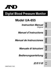 AND UA-855 Manuel D'instructions