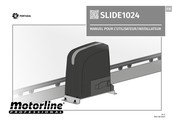 Motorline professional SLIDE1024 Manuel Pour L'utilisateur