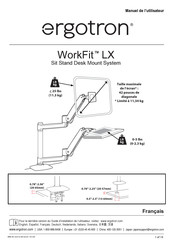 Ergotron WorkFit LX Manuel De L'utilisateur