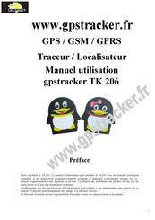 GPS Tracker TK 206 Manuel De L'utilisateur