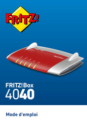 Fritz!Box 4040 Mode D'emploi