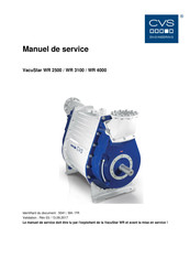 CVS VacuStar WR 2500 Manuel De Service