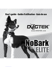 Dogtek NoBark ELITE Guide D'utilisation