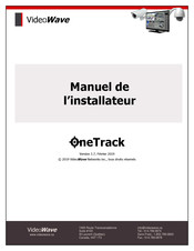 VideoWave OneTrack Manuel De L'installateur