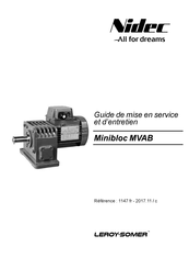 Nidec Leroy Somer Minibloc MVAB Notice De Mise En Service Et D'entretien