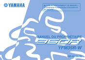 Yamaha 350R 2011 Manuel Du Propriétaire