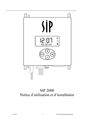 SIP 2000 Notice D'utilisation Et D'installation