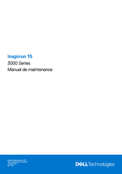 Dell 3000 Inspiron 15 Manuel De Maintenance