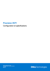 Dell Precision 3571 Configuration Et Spécifications