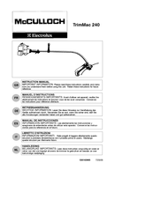 Electrolux McCulloch TrimMac 240 Manuel D'instructions