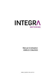 INTEGRA Metering AMBUS CMe3000 Manuel D'utilisation
