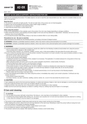 ZAMST A2-DX Instructions D'utilisation