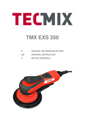 TECMIX TMX EXS 350 Notice Originale