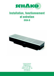 Schako DISA-B Installation, Fonctionnement Et Entretien