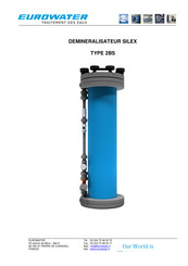 Eurowater 2BS Instructions D'installation Et De Fonctionnement