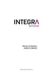 INTEGRA Metering AMBUS CMeX50 Manuel D'utilisation