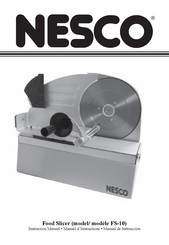 Nesco FS-10 Manuel D'instructions