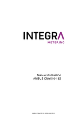 INTEGRA Metering AMBUS CMeX10S Manuel D'utilisation