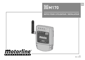 Motorline professional M170 Notice Pour L'utilisateur/Installateur