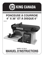 King Canada KC-705L-6 Manuel D'instructions