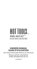 HOT TOOLS PRO ARTIST BLACK GOLD HT1096BGCN Guide D'utilisation